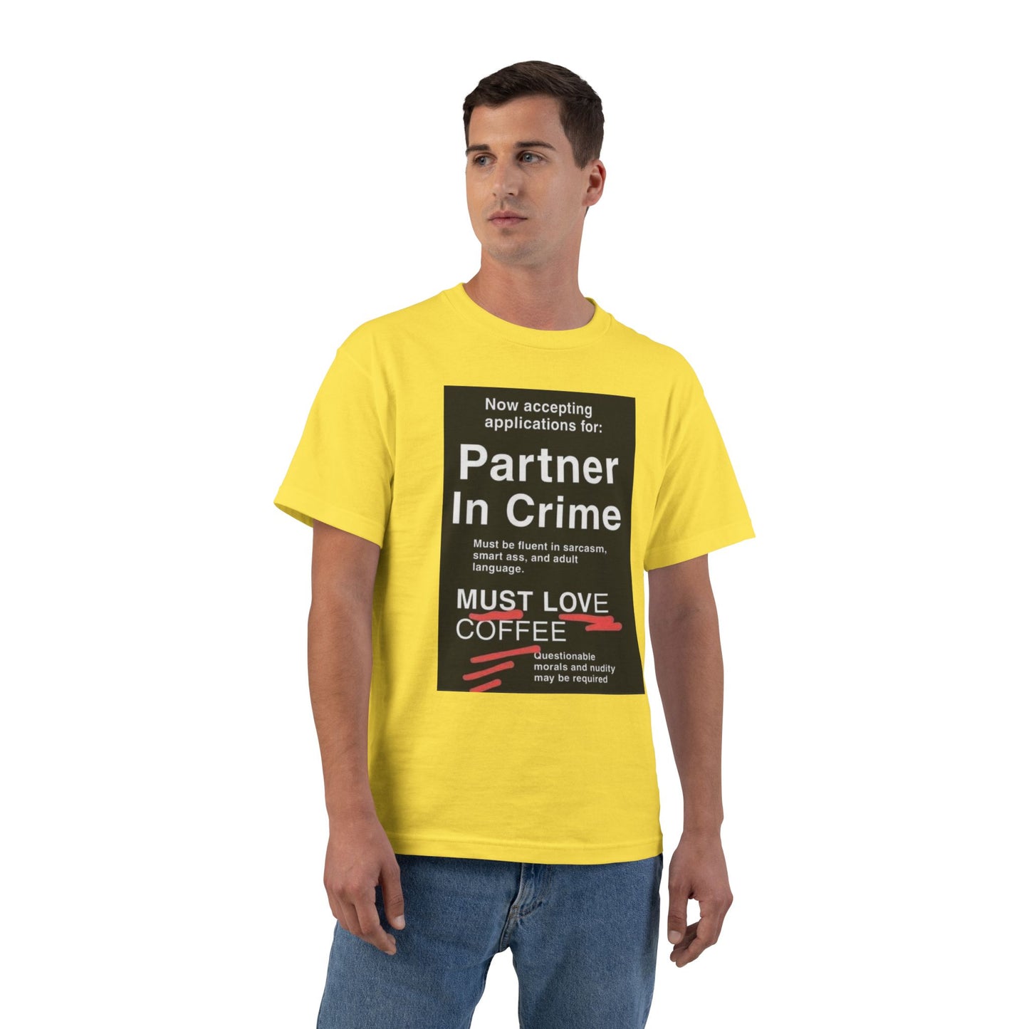 Partner In Crime Men's Short-Sleeve Crewneck Tee