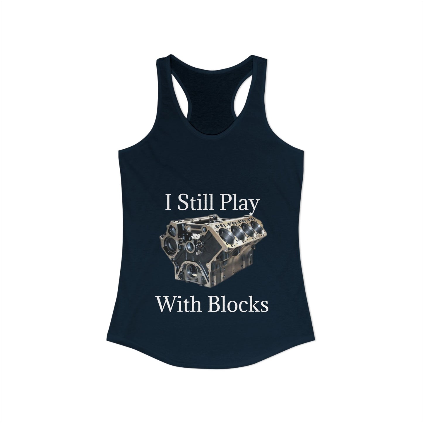Play With Blocks Women's Racerback Tank