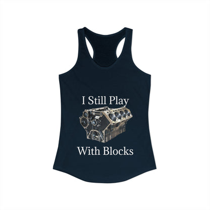 Play With Blocks Women's Racerback Tank