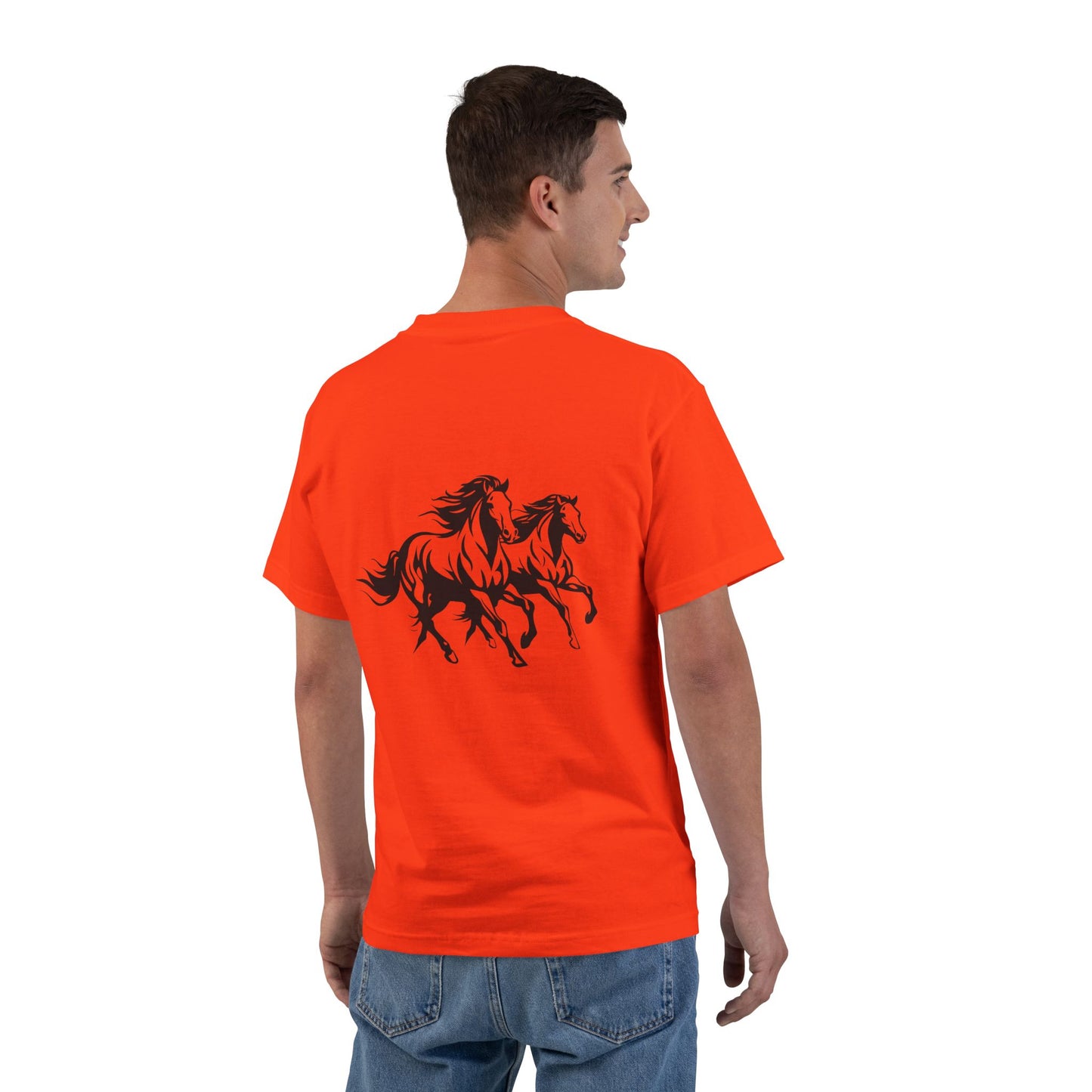 Horsin' Around Men's Short-Sleeve Crewneck Tee