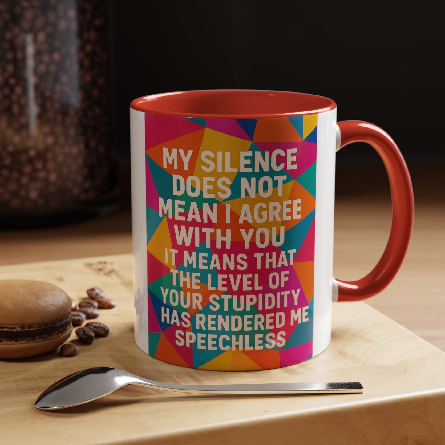 Speechless 2-Tone Coffee Mug
