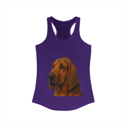 Bloodhound Head Women's Racerback Tank