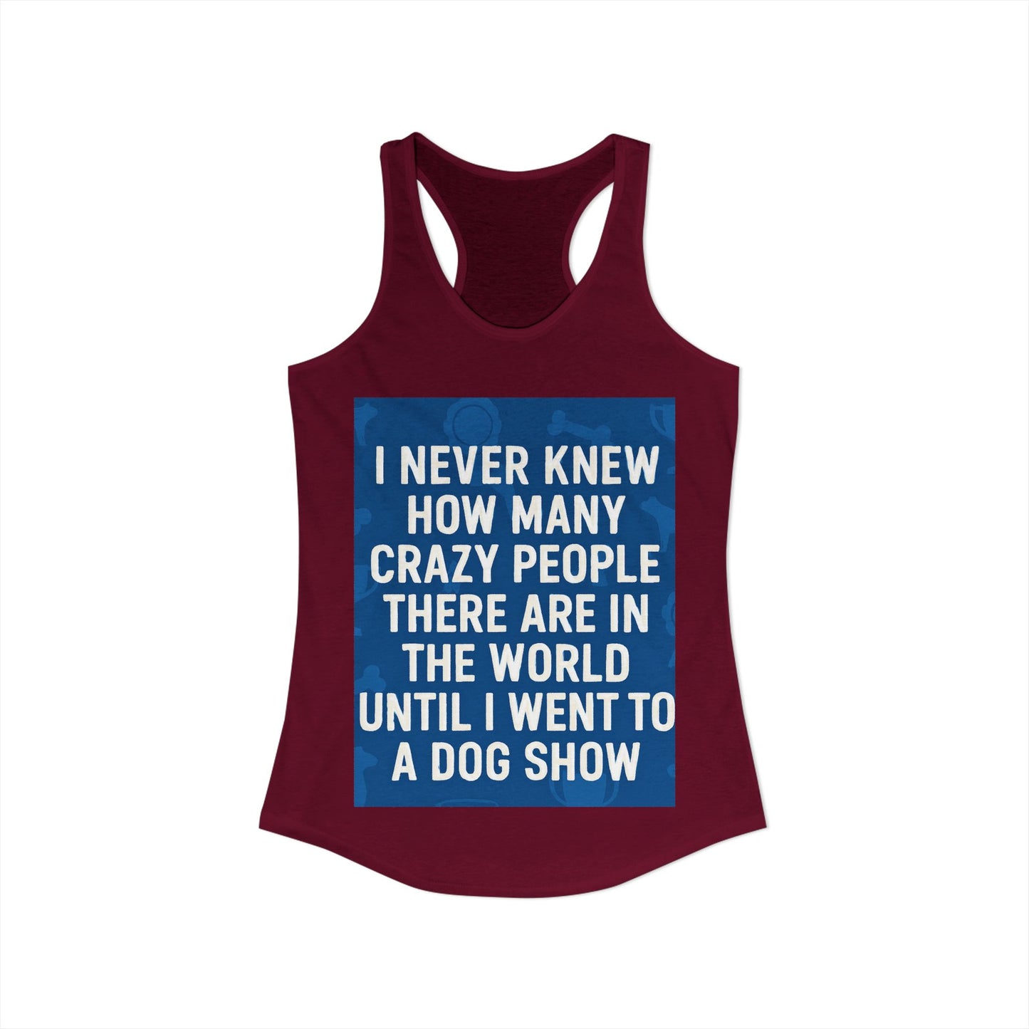 Never Knew Women's Racerback Tank