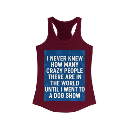 Never Knew Women's Racerback Tank