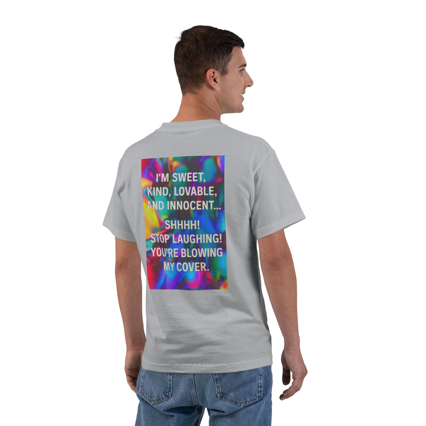 Blowing My Cover Men's Short-Sleeve Crewneck Tee