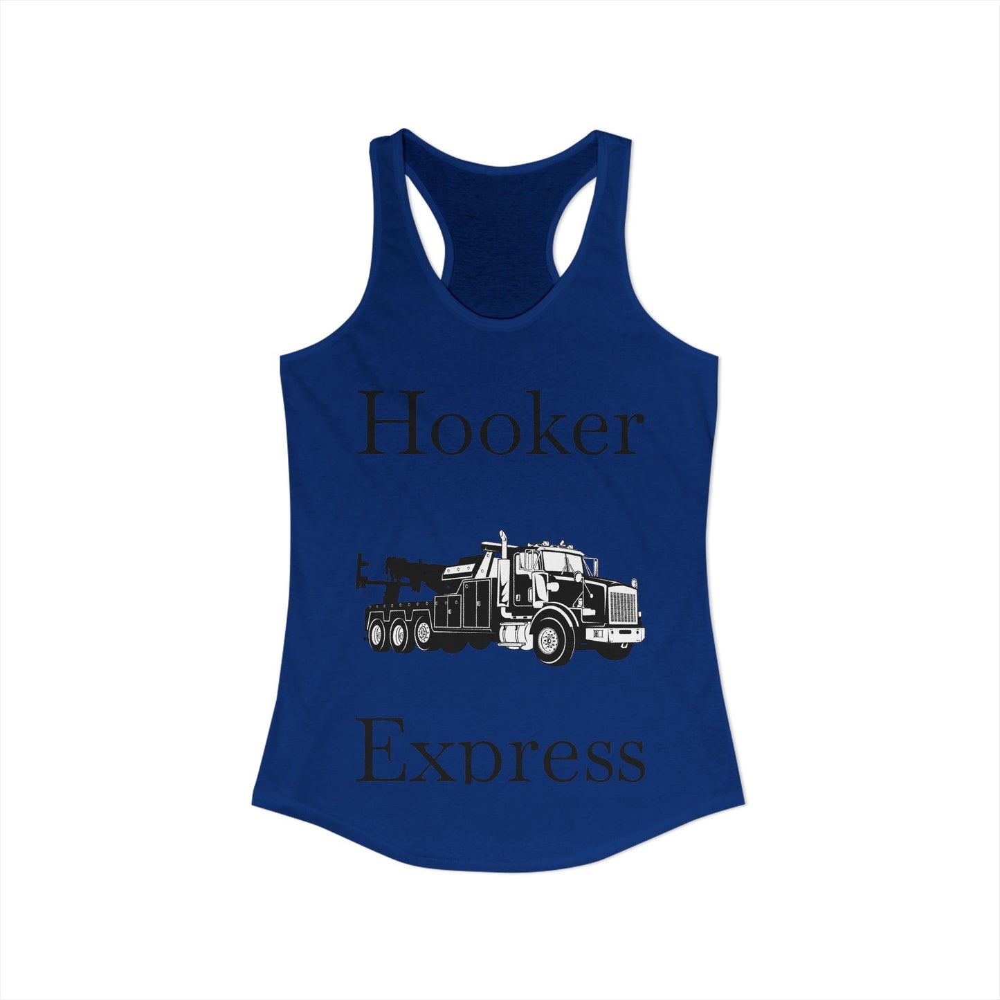 H**ker Express Heavy Tow Truck Women's Racerback Tank