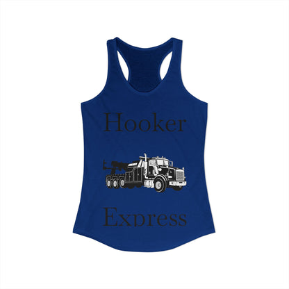H**ker Express Heavy Tow Truck Women's Racerback Tank