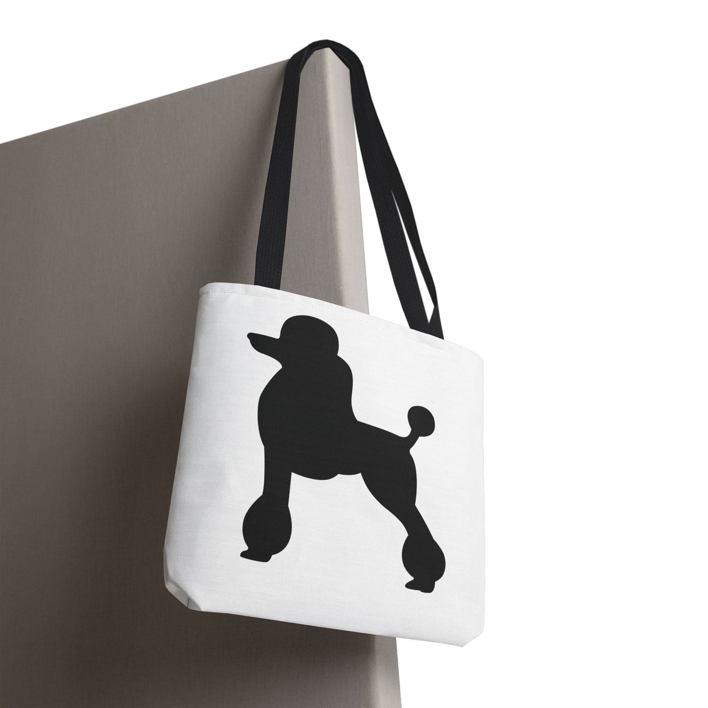 Poodle Silhouette Tote Bag