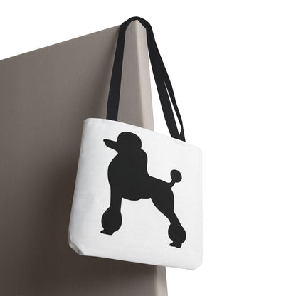 Poodle Silhouette Tote Bag