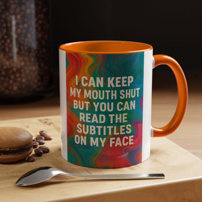 Subtitles 2-Tone Coffee Mug