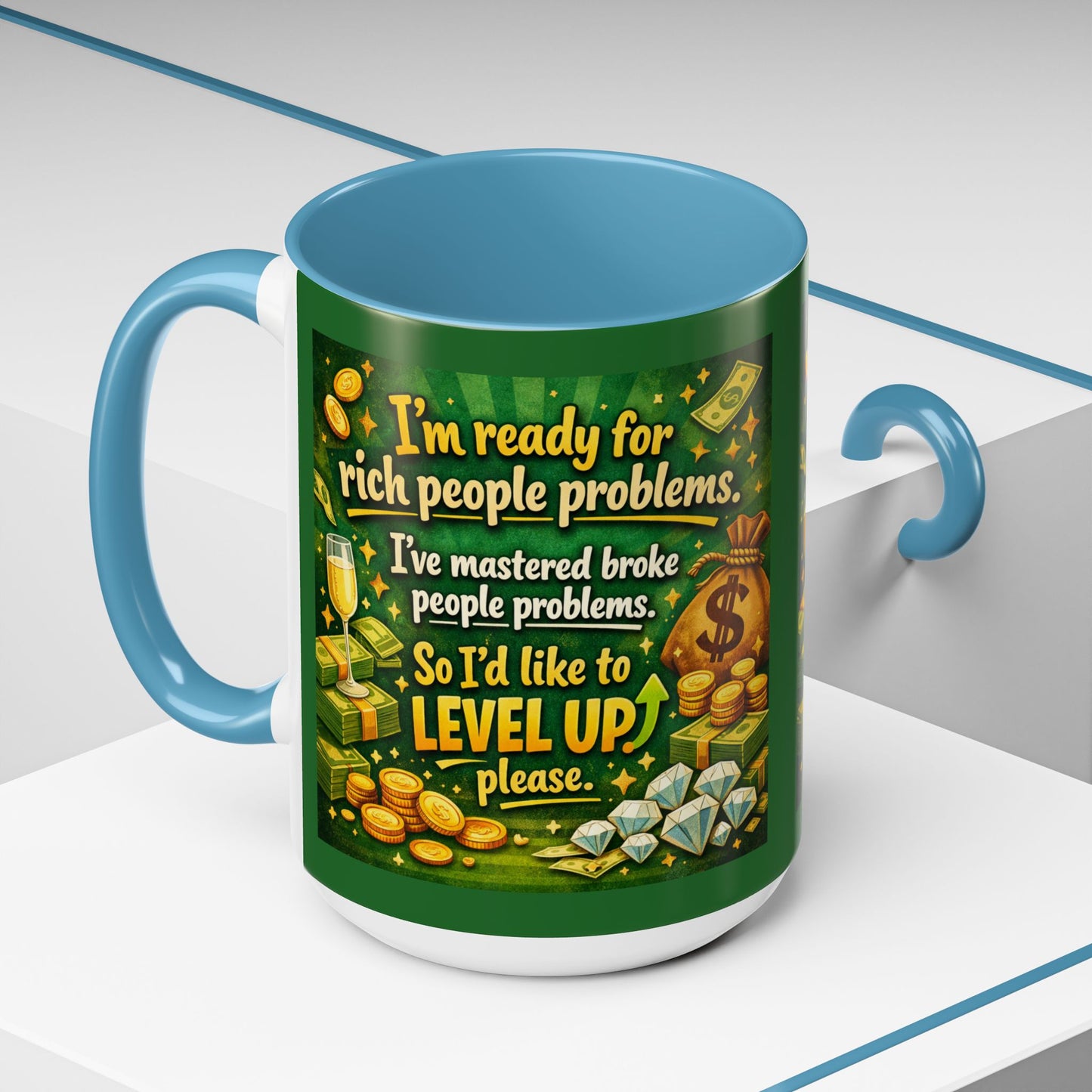 Level Up 2-Tone Coffee Mug