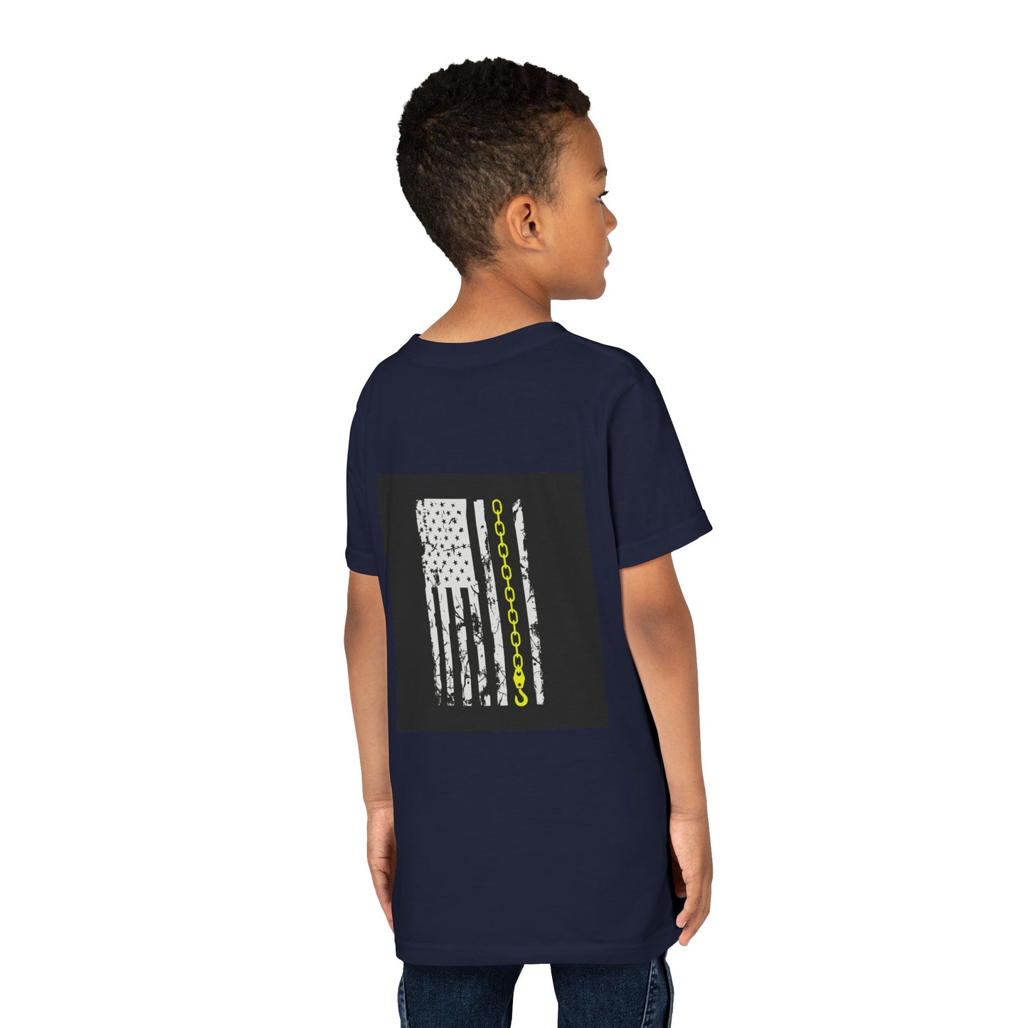 Thin Yellow Line Youth Unisex Short Sleeve Crewneck Tee