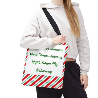 Here Comes Amazon Tote Bag