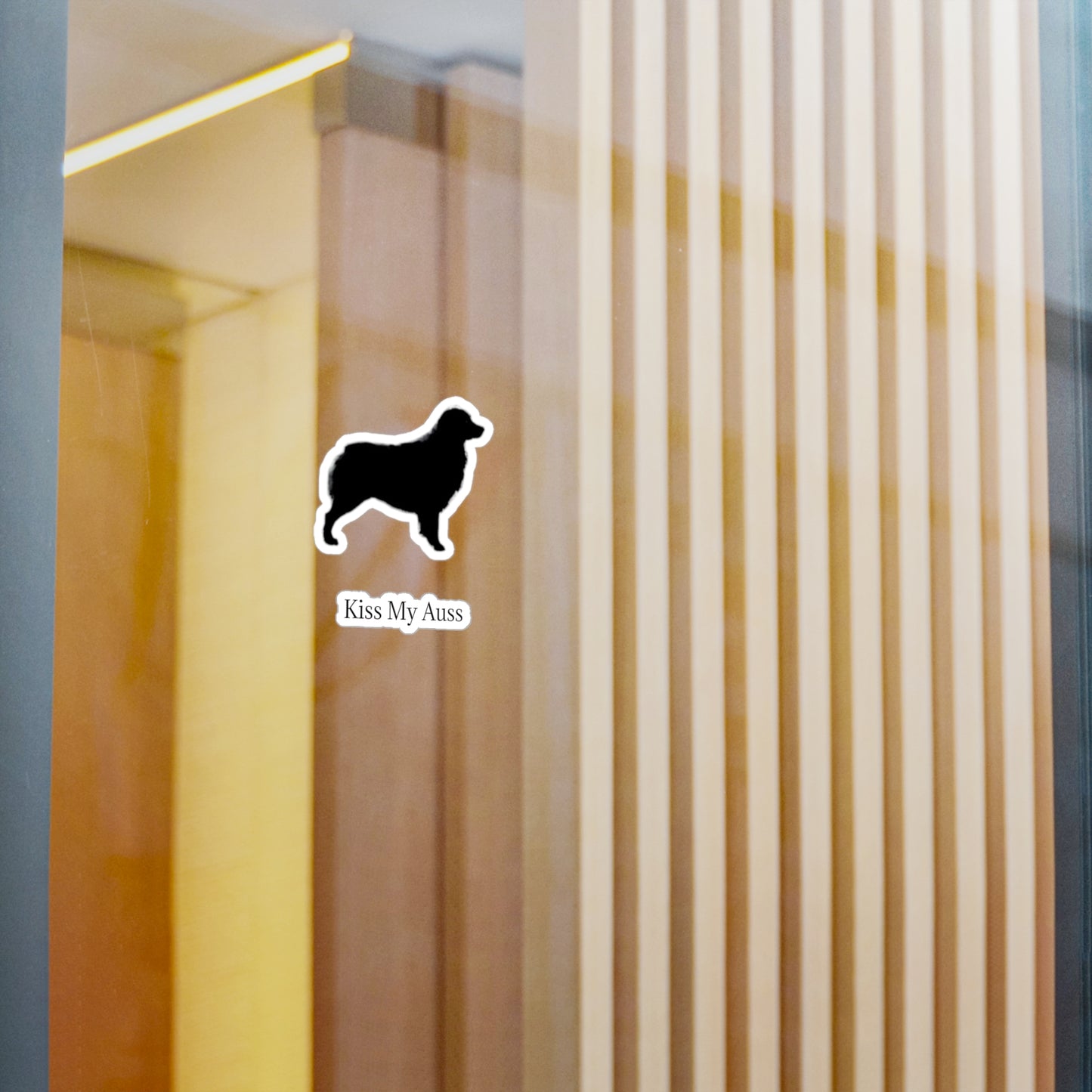 Kiss My Auss Vinyl Decal