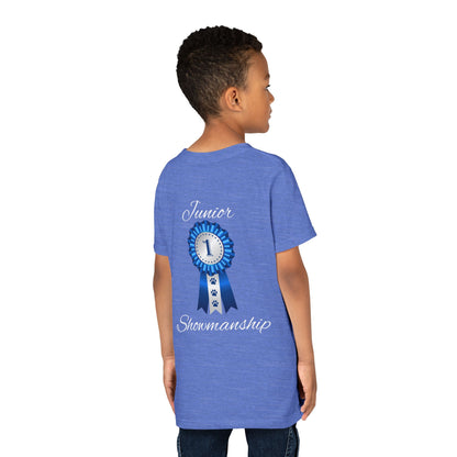 Junior Showmanship Youth Unisex Short Sleeve Crewneck Tee