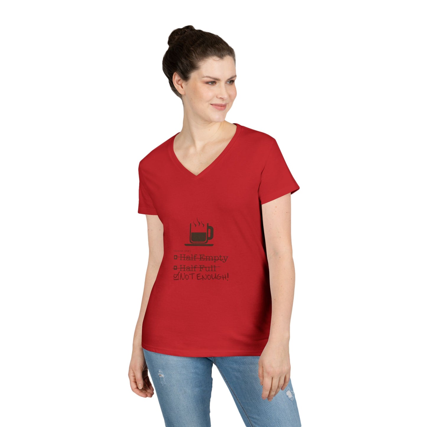 Not Enough Women's V-Neck T-Shirt