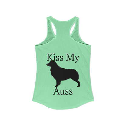Kiss My Auss Women's Racerback Tank