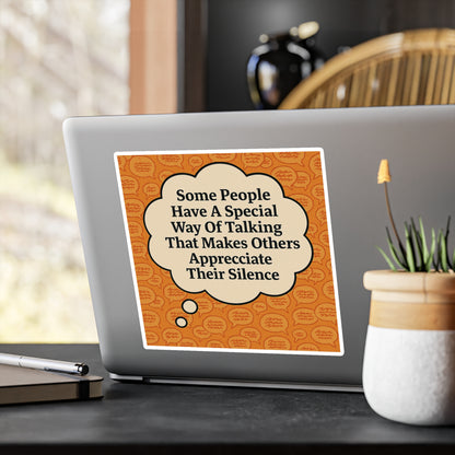 Special Way Of Talking Vinyl Decal