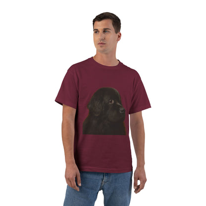 Newfie Head Men's Short-Sleeve Crewneck Tee