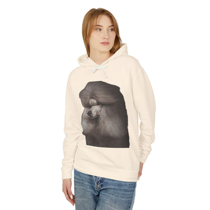 Poodle Head Unisex Lightweight Hoodie