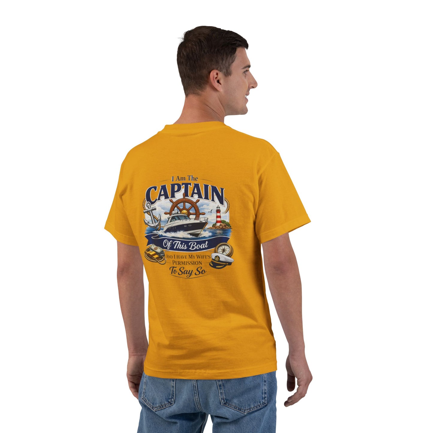 Captain Men's Short-Sleeve Crewneck Tee