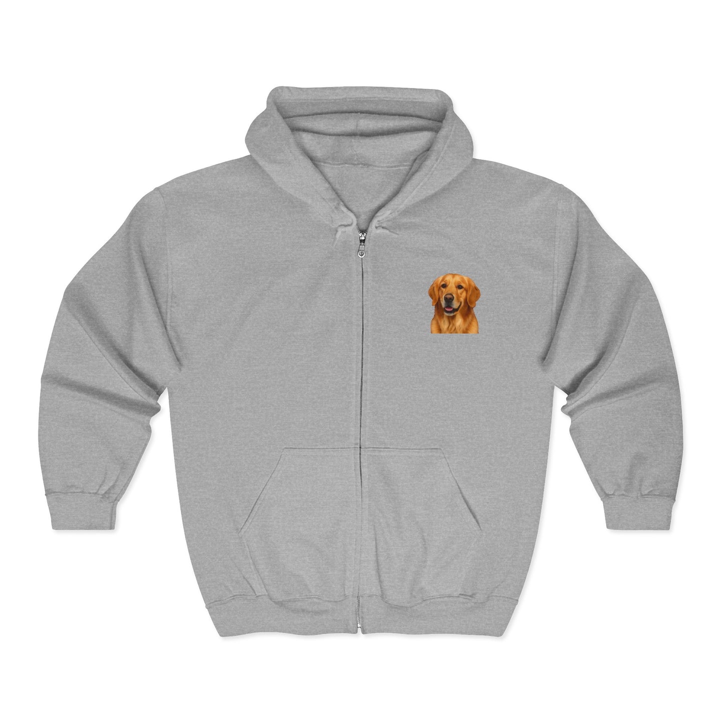 Golden Head Unisex Full Zip Hoodie