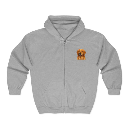 Golden Head Unisex Full Zip Hoodie