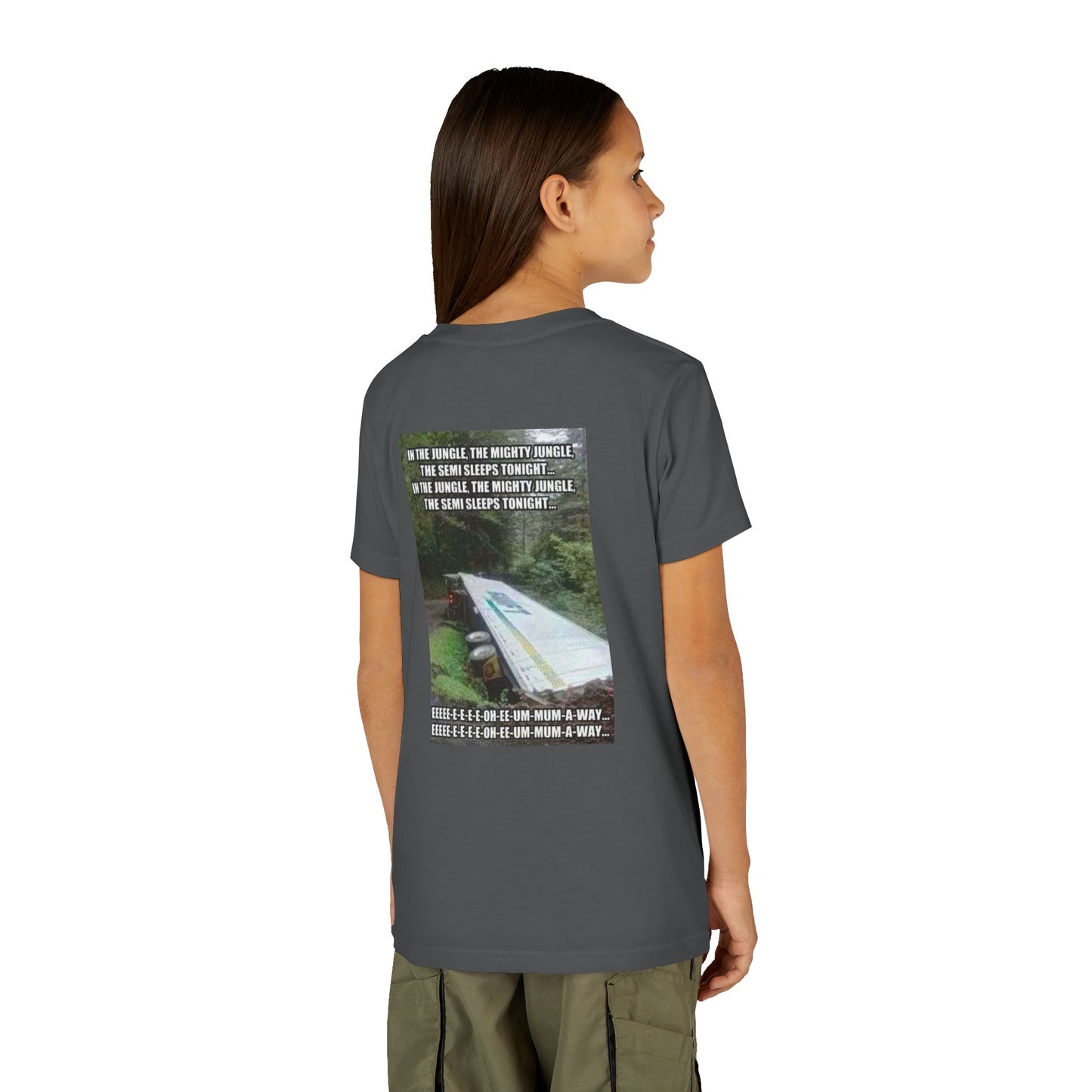 Semi Sleeps Youth Unisex Short Sleeve Crewneck Tee