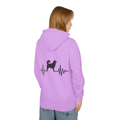 My Heart Beats For Malamutes Unisex Lightweight Hoodie