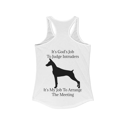 Arrange The Meeting Women's Racerback Tank