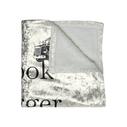 Hook Bigger Crushed Velvet Blanket