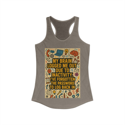Logged Out Women's Racerback Tank