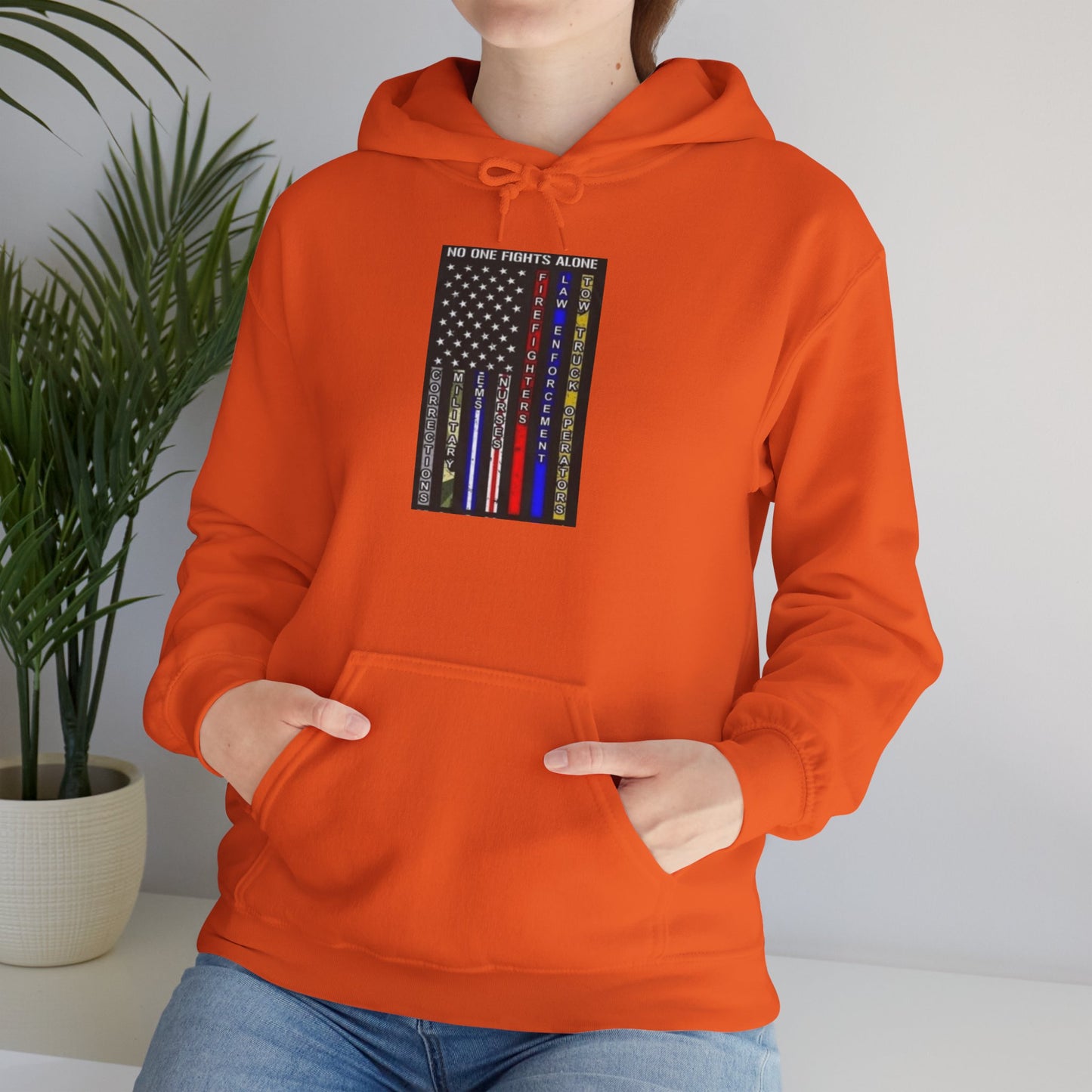 No One Fights Alone Unisex Hoodie