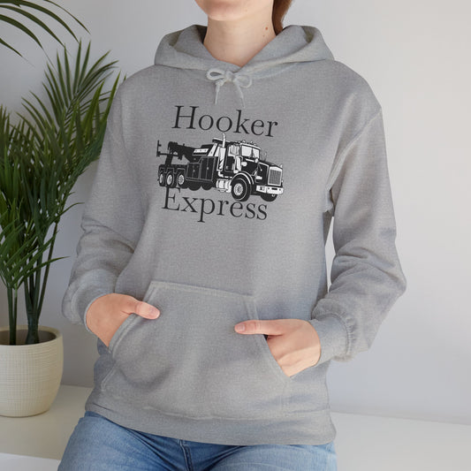 H**ker Express Heavy Tow Truck Unisex Hoodie