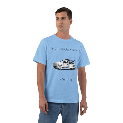 Pull Out Wheel Lift Tow Truck Men's Short-Sleeve Crewneck Tee
