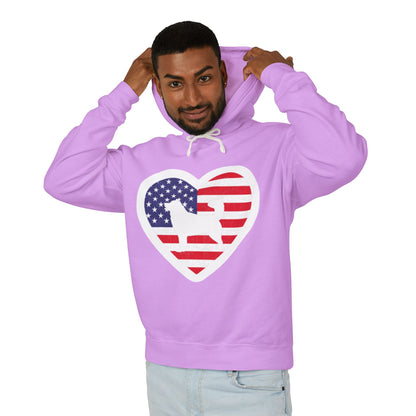 Malamute Flag Unisex Lightweight Hoodie