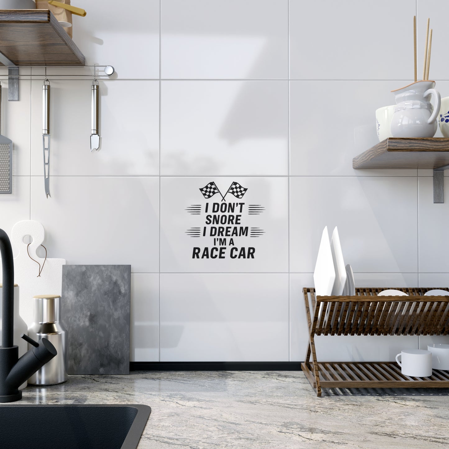 I Don't Snore Ceramic Photo Tile