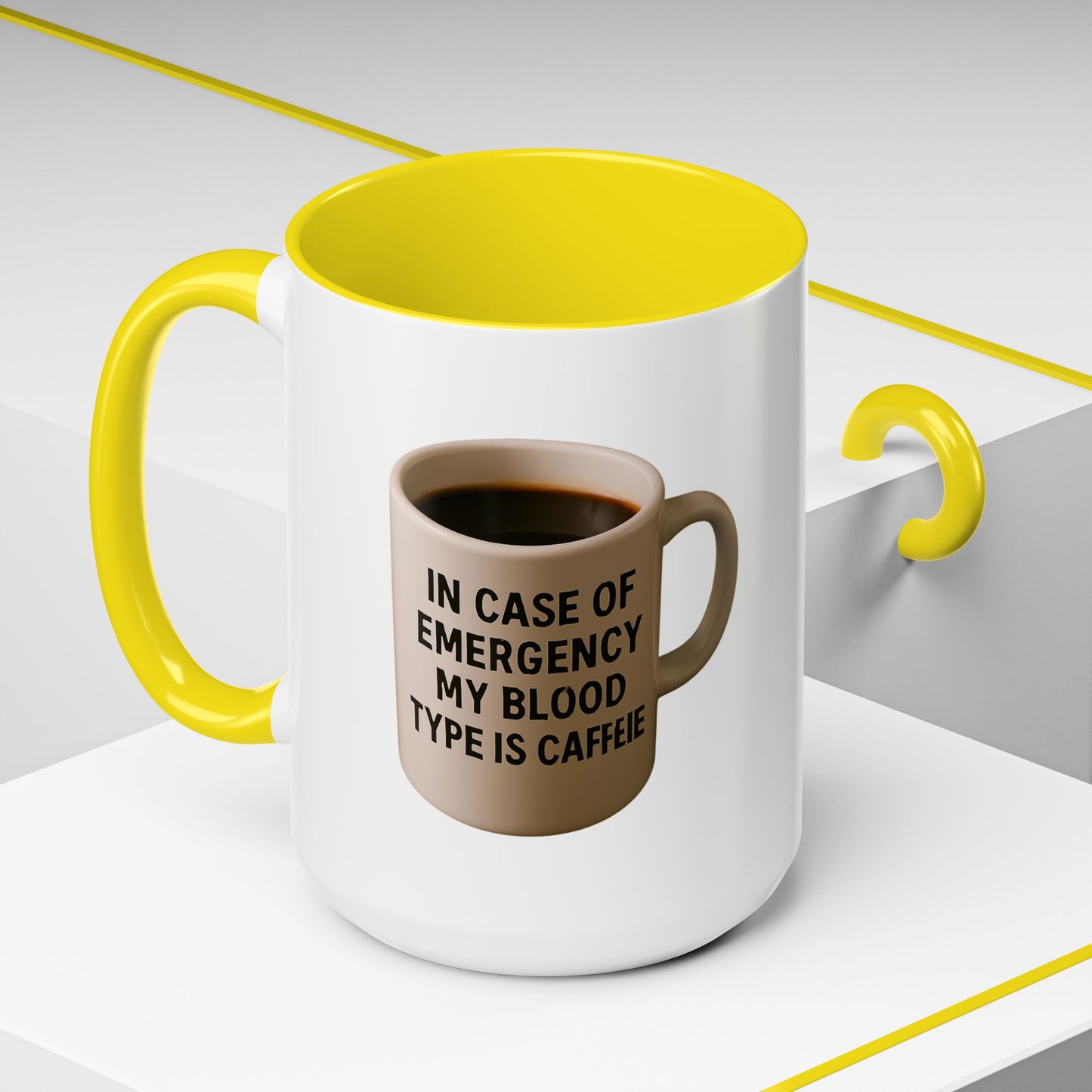 Blood Type 2-Tone Coffee Mug