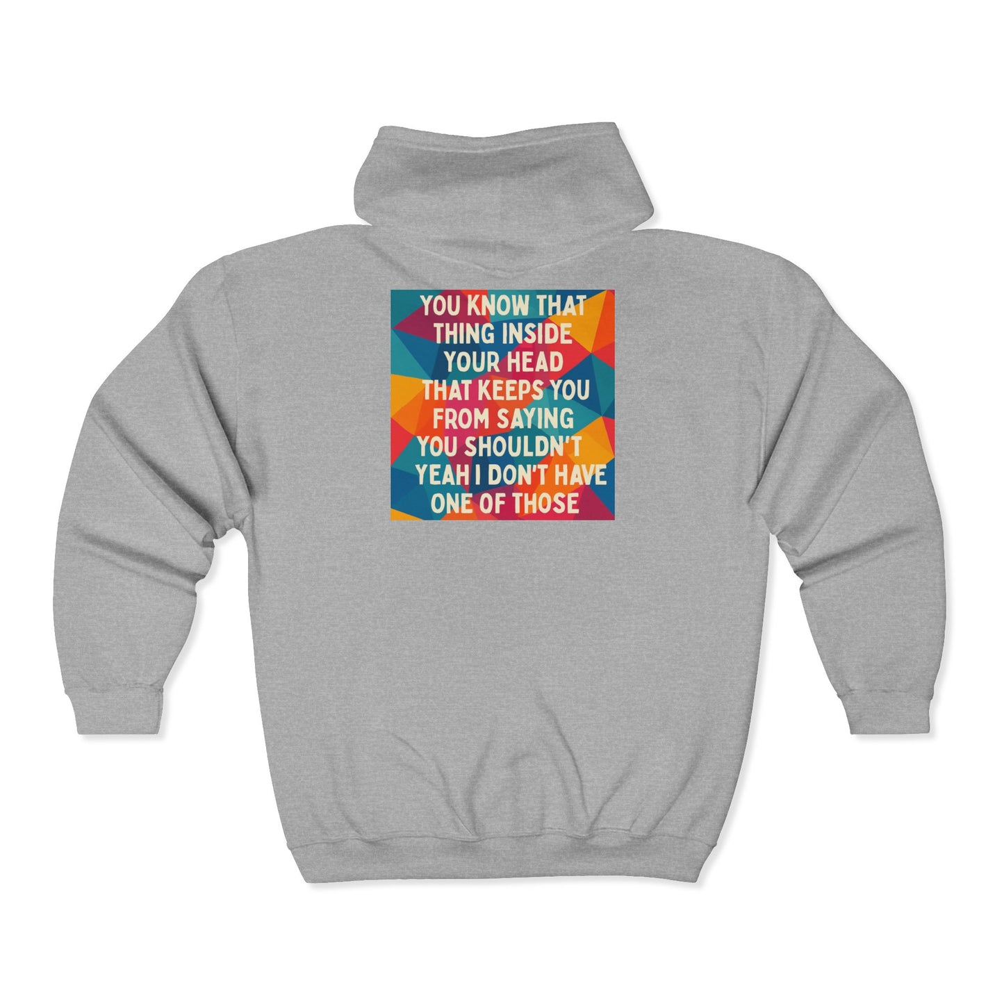 No Filter Unisex Full Zip Hoodie