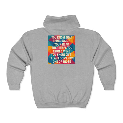 No Filter Unisex Full Zip Hoodie