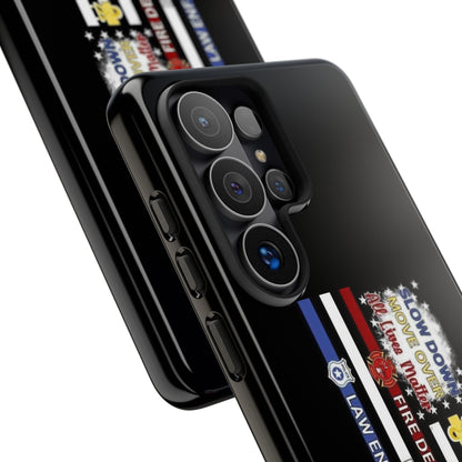 Slow Down Move Over Flag Samsung Case