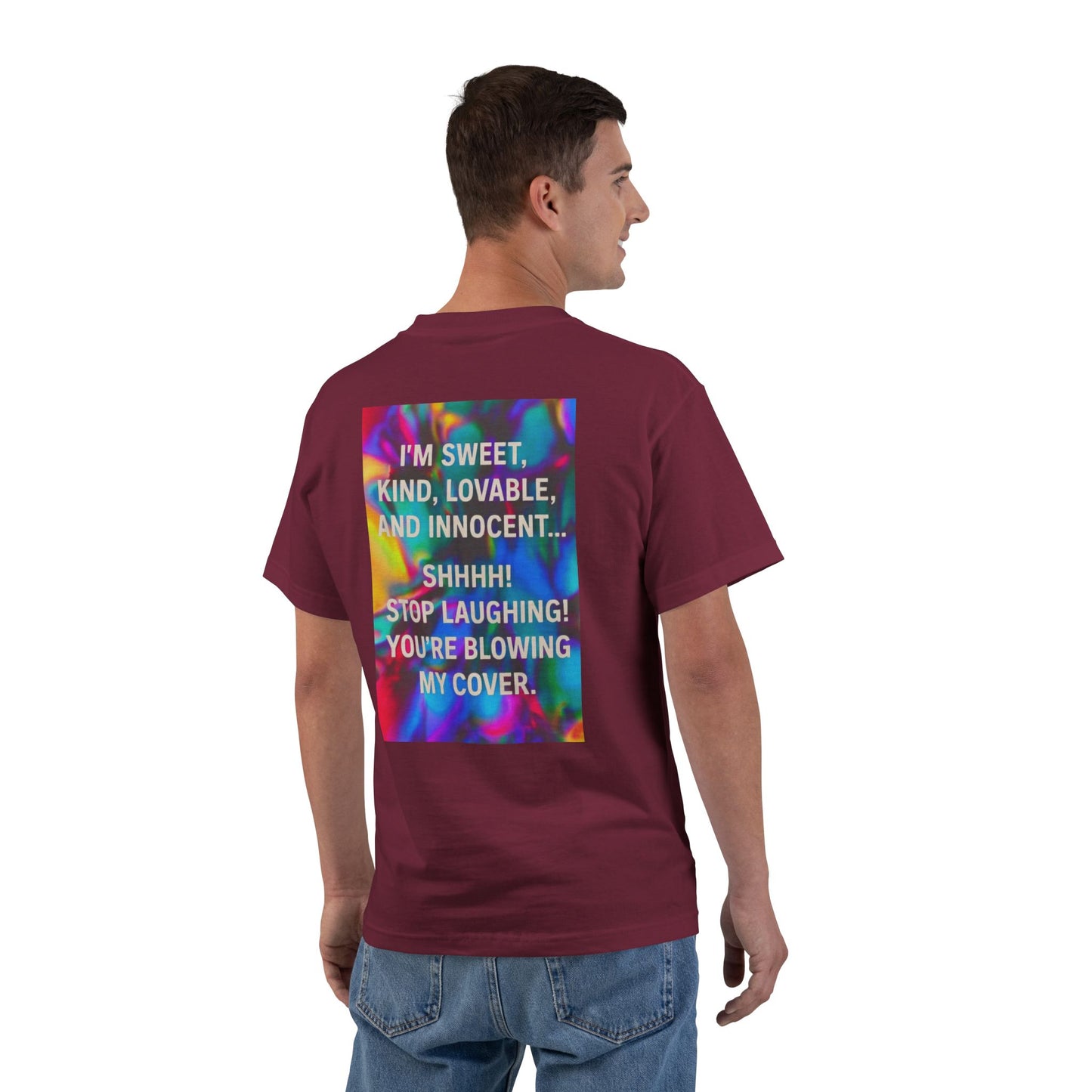 Blowing My Cover Men's Short-Sleeve Crewneck Tee