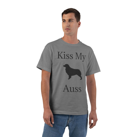 Kiss My Auss Men's Short-Sleeve Crewneck Tee
