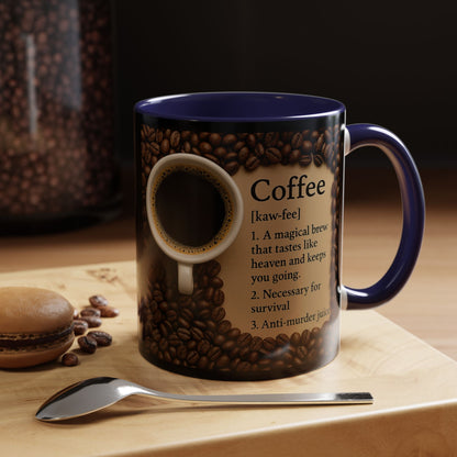 Coffee Definition 2-Tone Coffee Mug