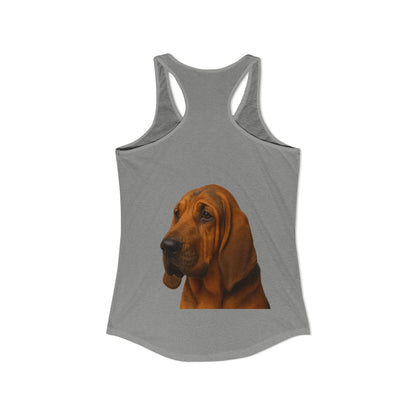 Bloodhound Head Women's Racerback Tank