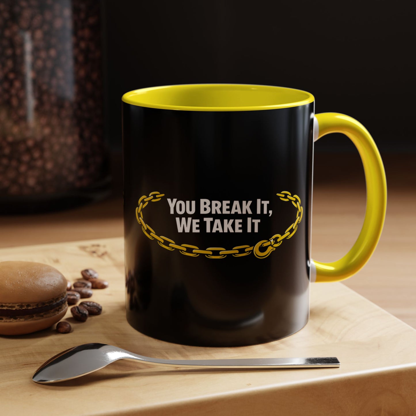 You Break It 2-Tone Coffee Mug