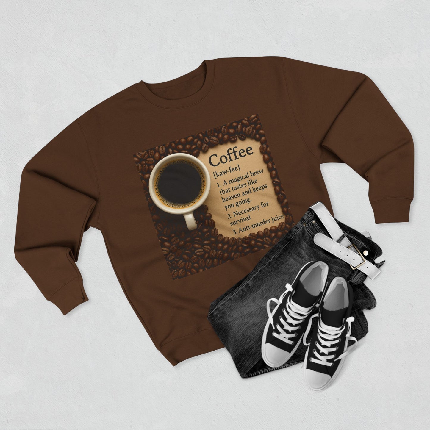 Coffee Definition Unisex Crewneck Sweatshirt