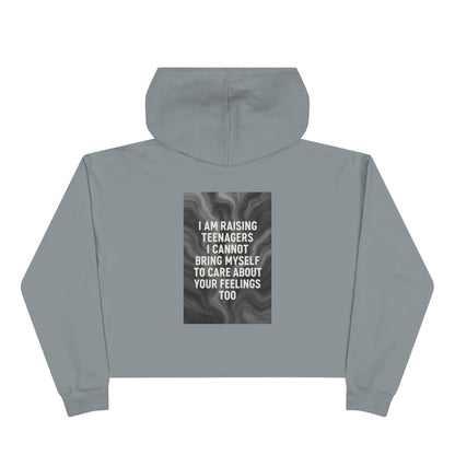 Raising Teenagers Women's Crop Hoodie