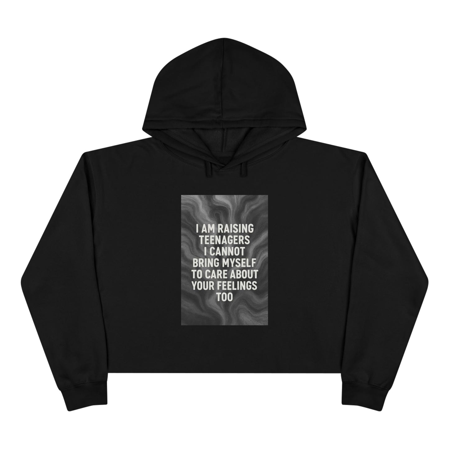 Raising Teenagers Women's Crop Hoodie