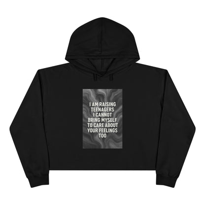 Raising Teenagers Women's Crop Hoodie